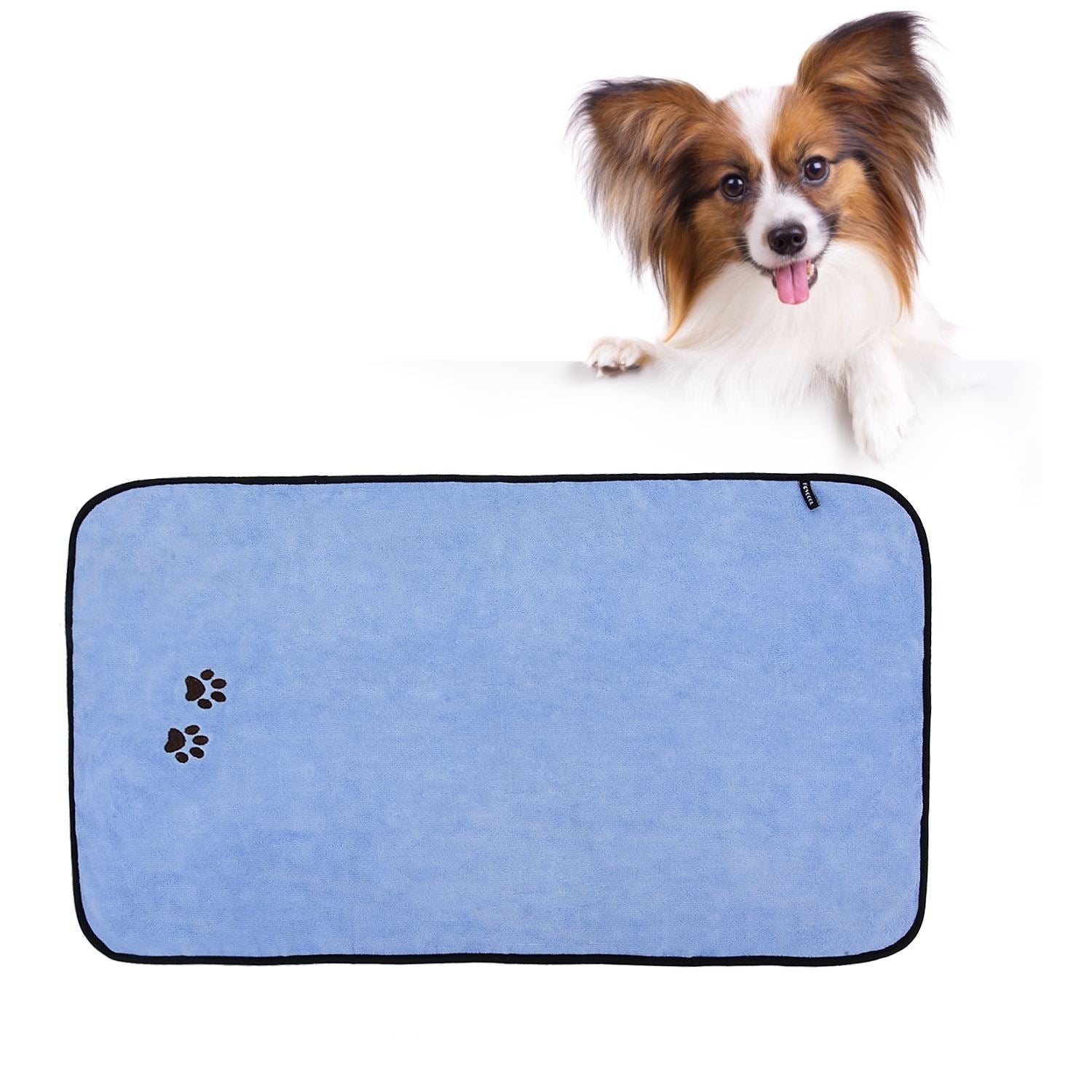 Bath Towels For Dog-Paw Print Pad