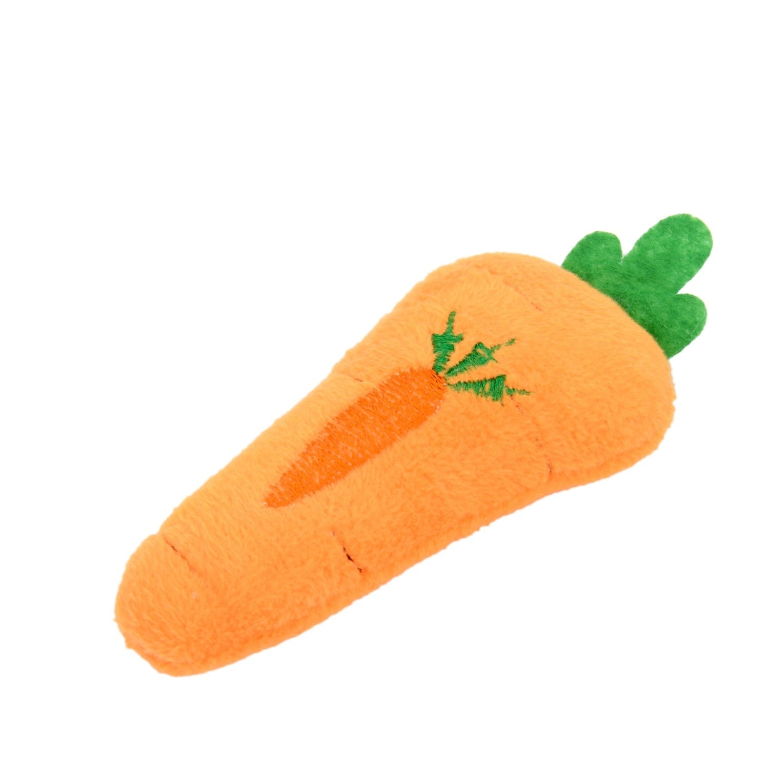 Stuffed Carrot Squeaking Toys For Dogs-Paw Print Pad