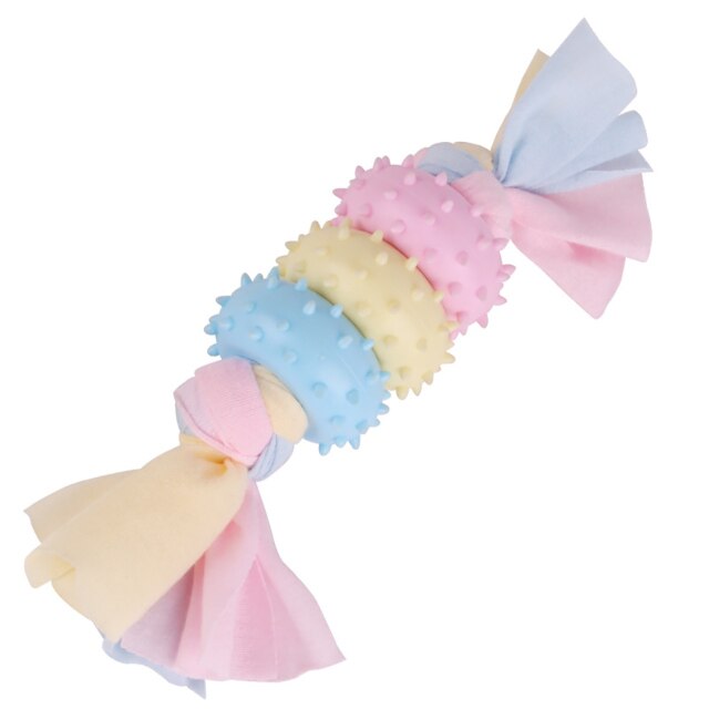Pastel Chew Toy For Dogs-Paw Print Pad