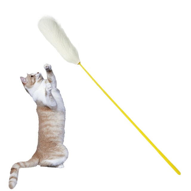 Fluffy Teaser Toy For Cats-Paw Print Pad