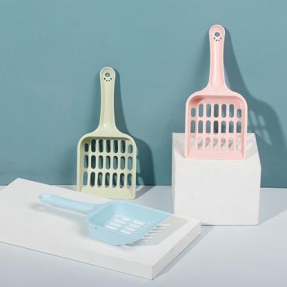 1pc Square Cat Litter Scoop-Paw Print Pad