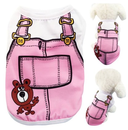 Stripe Vest For Dogs-Paw Print Pad