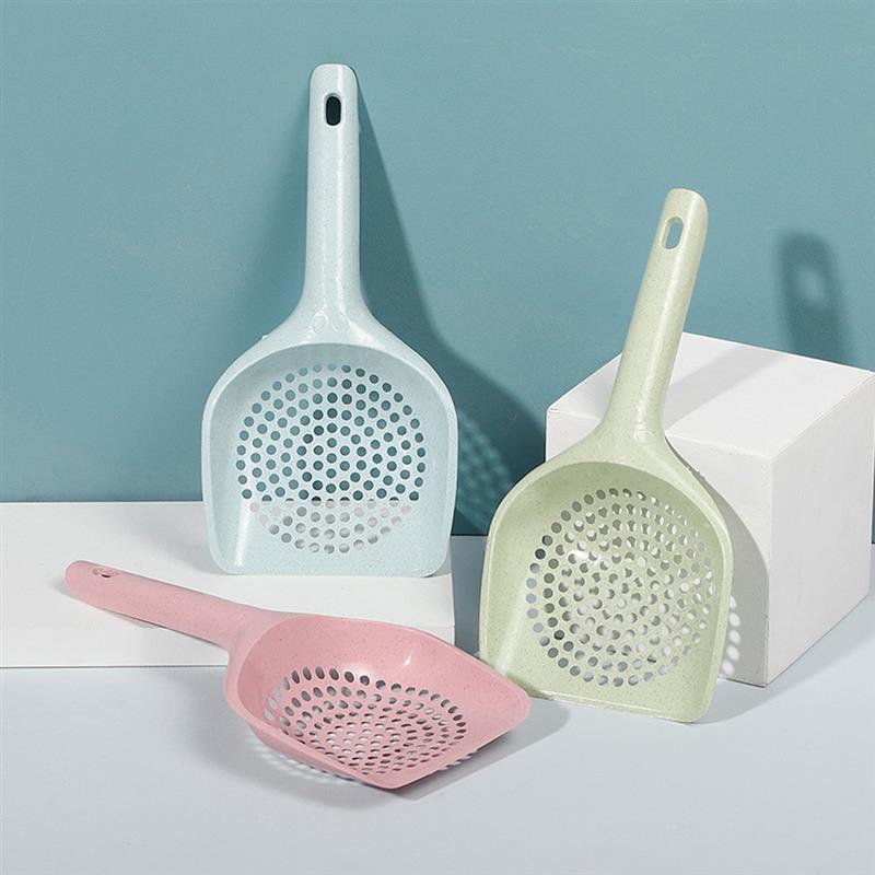 Circle Litter Scooper For Cats-Paw Print Pad