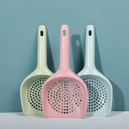 Circle Litter Scooper For Cats-Paw Print Pad