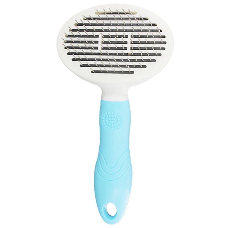Stainless Steel Grooming Brush For Cats-Paw Print Pad
