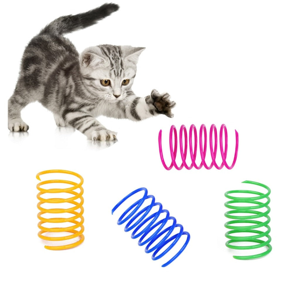 4Pcs Spring Cat Toys-Paw Print Pad