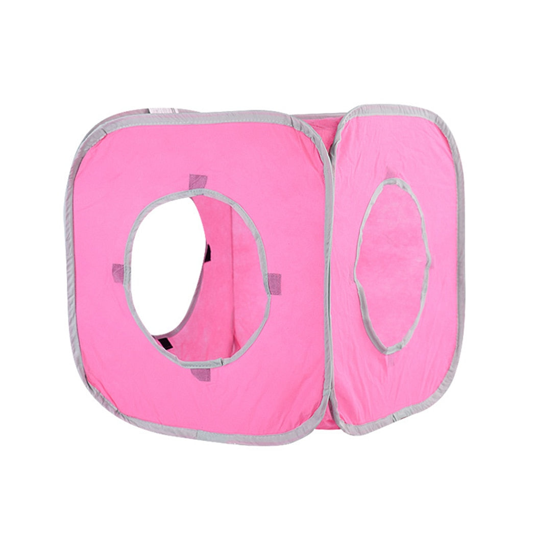 Cat Box Tent Toy-Paw Print Pad