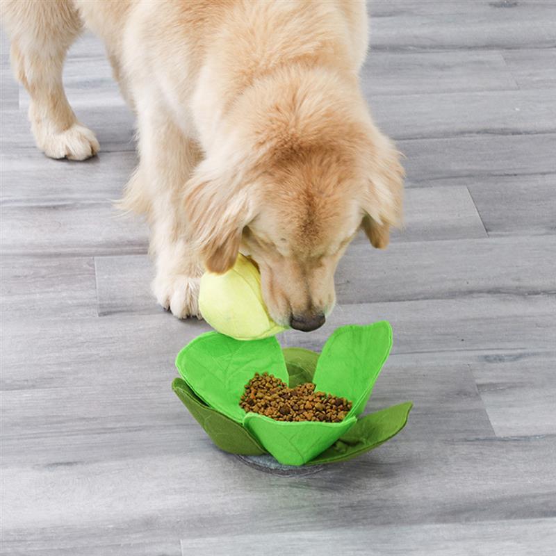 Cabbage-Shaped Snuffle Mat For Dog-Paw Print Pad