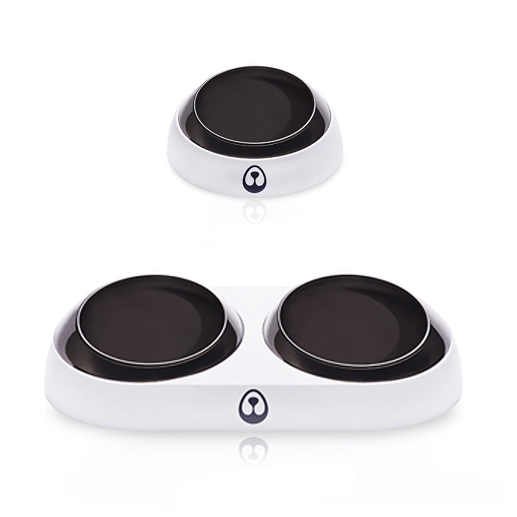 Double Bowl Feeders For Pets-Paw Print Pad