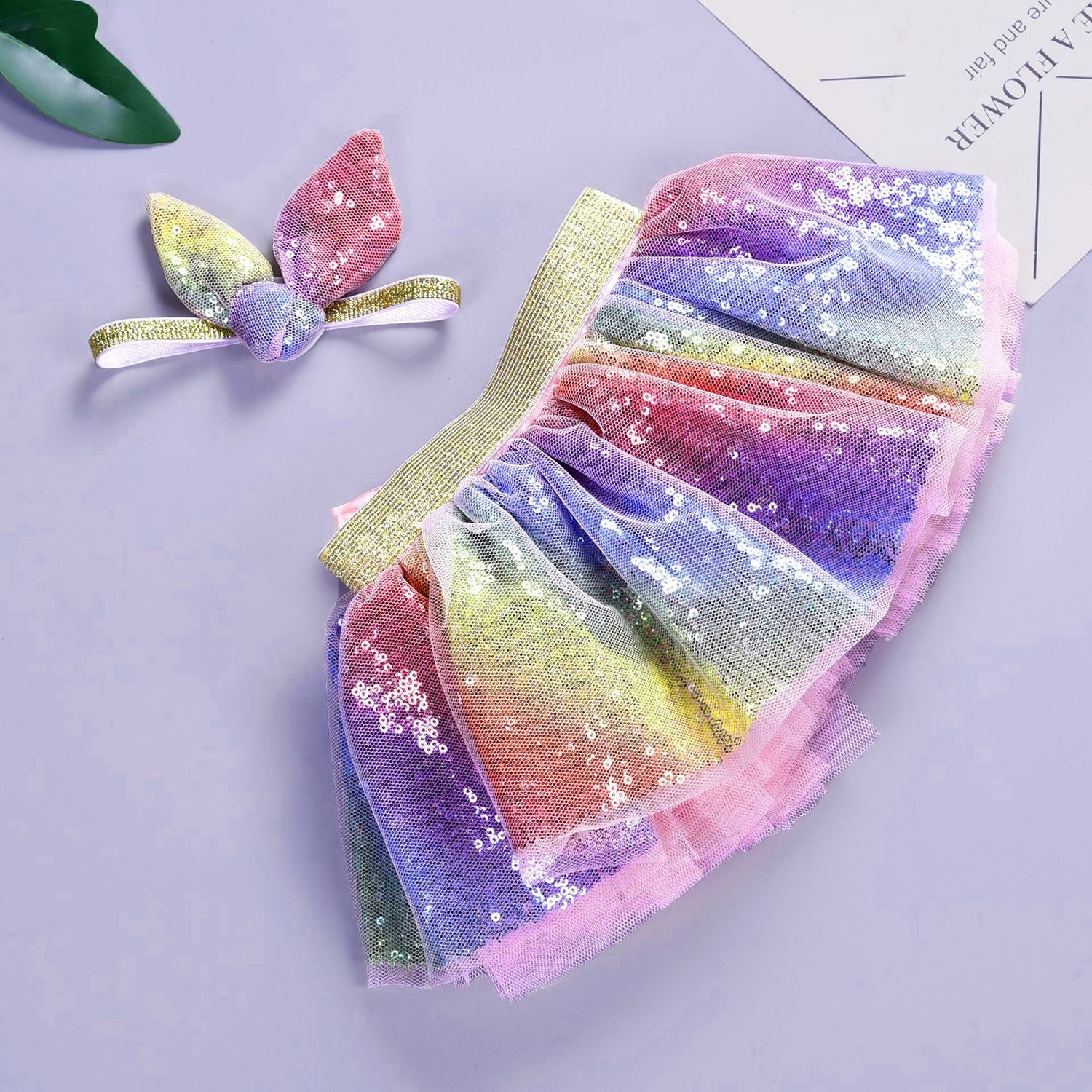 Sequin Tutu Skirt For Dogs-Paw Print Pad