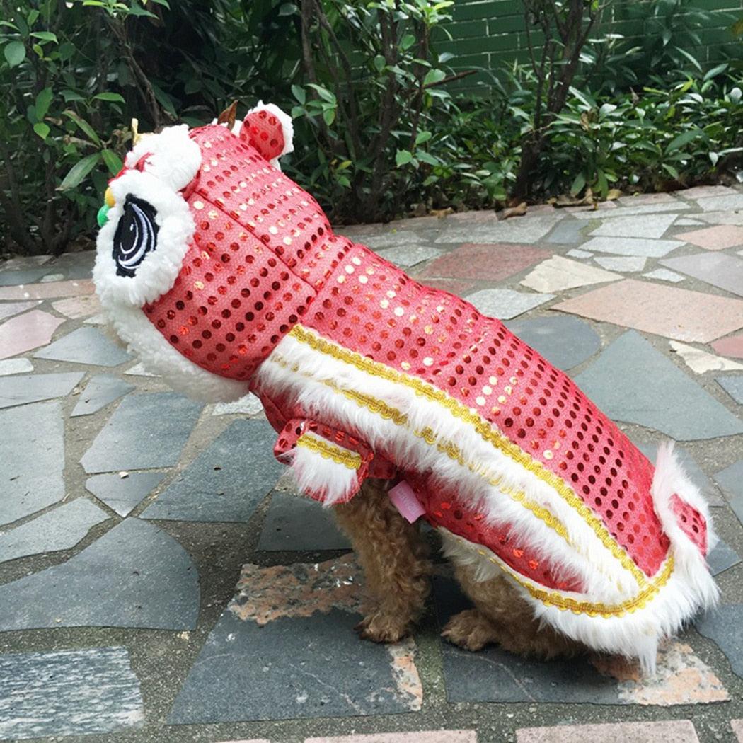 Party Costume For Dogs-Paw Print Pad