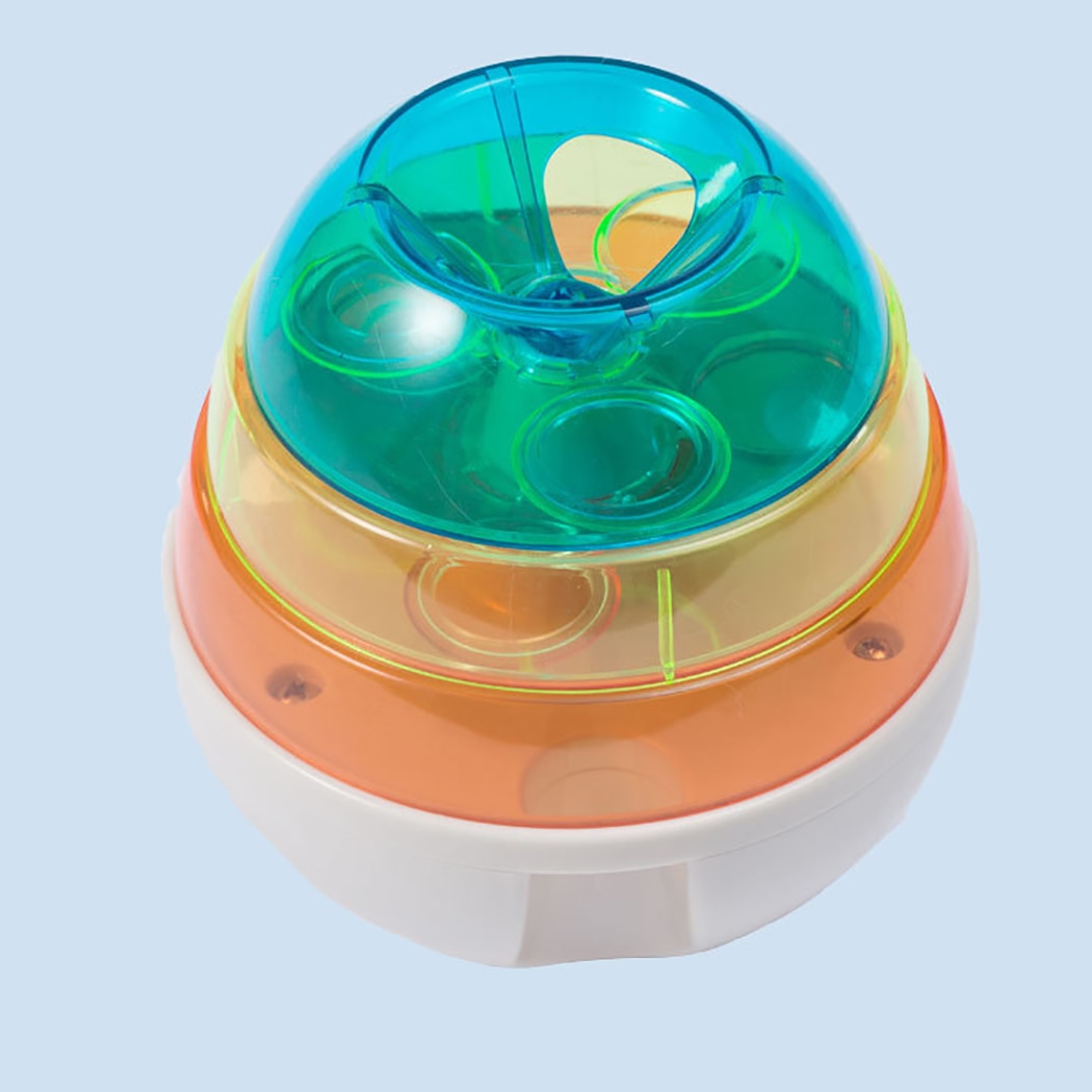 Automatic Dog Food Ball-Paw Print Pad