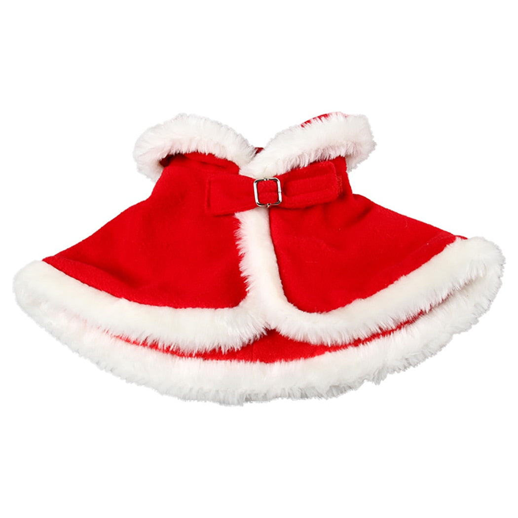 Christmas Costume Cloak For Cat-Paw Print Pad