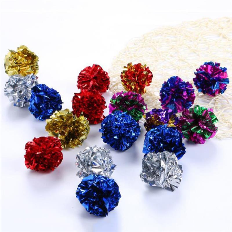 Bite Resistant Cat Ball Toys-Paw Print Pad