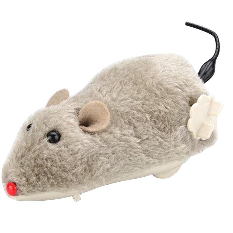 Wind Up Toy Mouse For Cat-Paw Print Pad