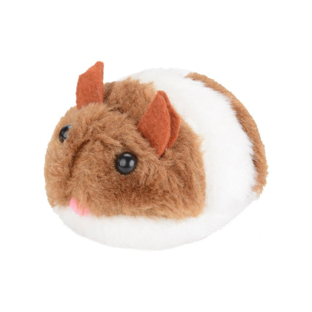 Mice-Shaped Vibrating Toy For Cats-Paw Print Pad