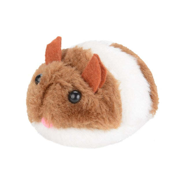 Mice-Shaped Vibrating Toy For Cats-Paw Print Pad