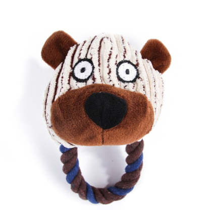 Squeak Animal-Shaped Toys For Dogs-Paw Print Pad