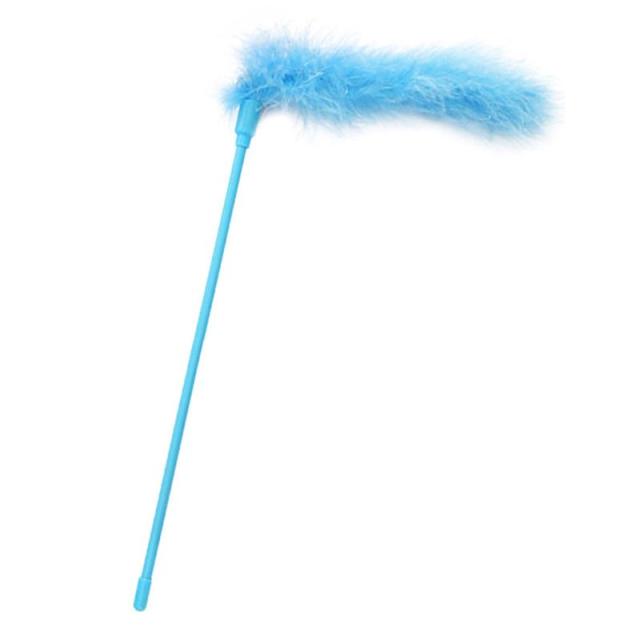 Faux Feather Wand Toys For Cats-Paw Print Pad