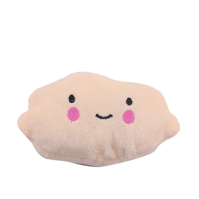 Chew Toy With Squeaker For Dogs-Paw Print Pad