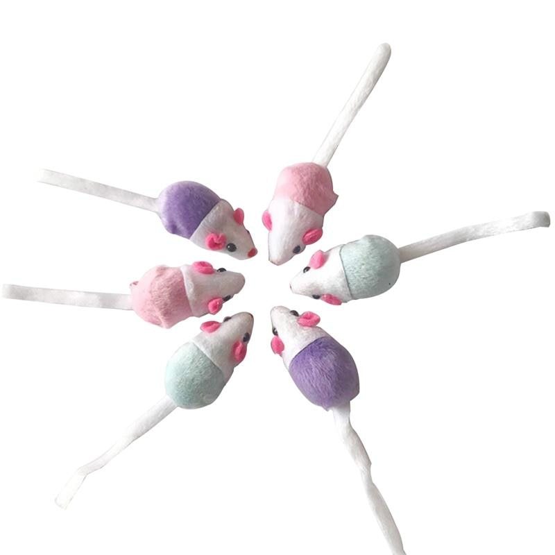 5pcs Mice-Shaped Toy Set For Cat-Paw Print Pad