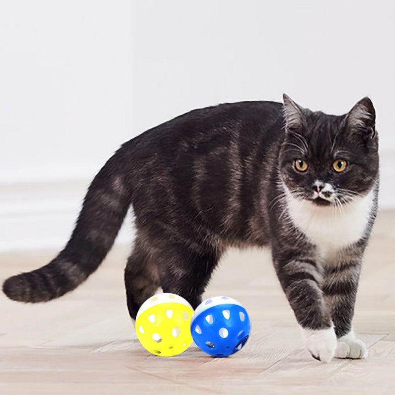Toy Balls For Cat-Paw Print Pad