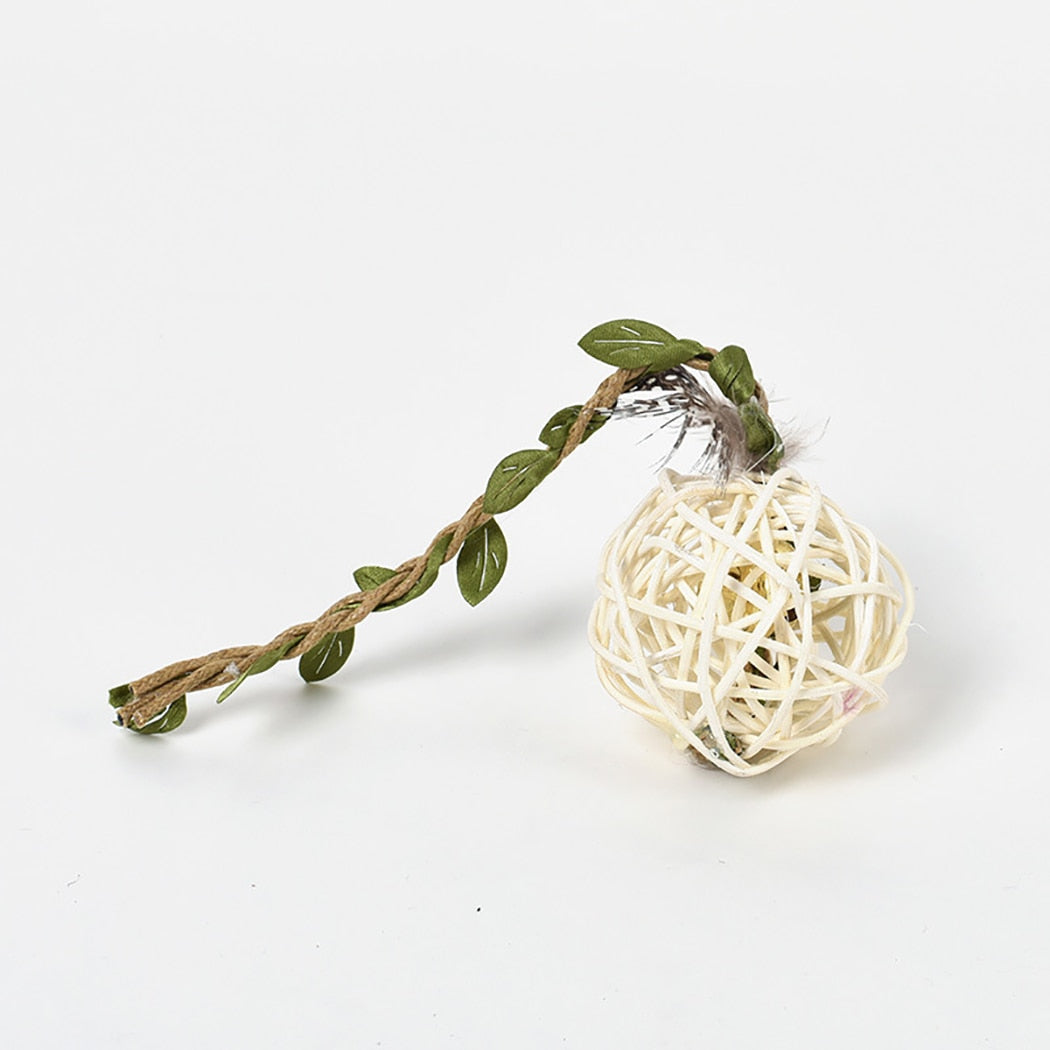 4 Piece Toy Balls Set For Cat-Paw Print Pad