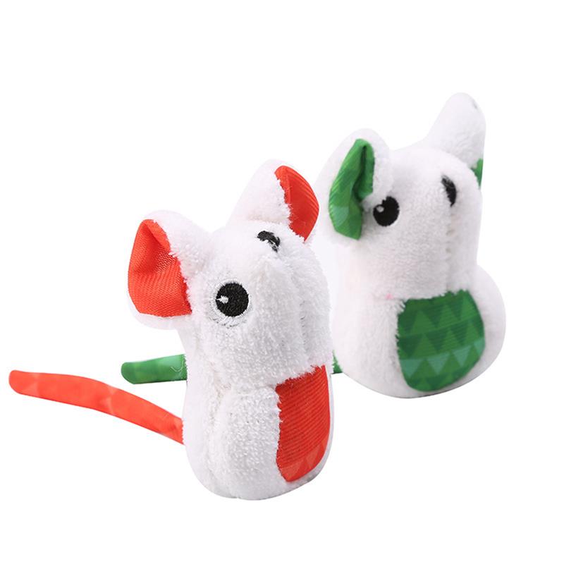 Mouse-Shaped Christmas Toys For Cats-Paw Print Pad