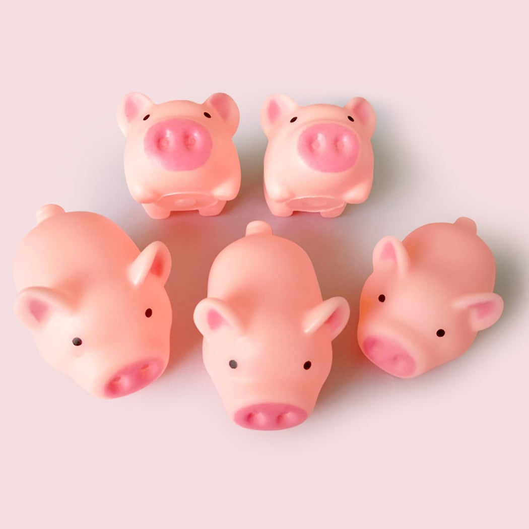 20Pcs Squeaking Pig doll Set for Dogs-Paw Print Pad