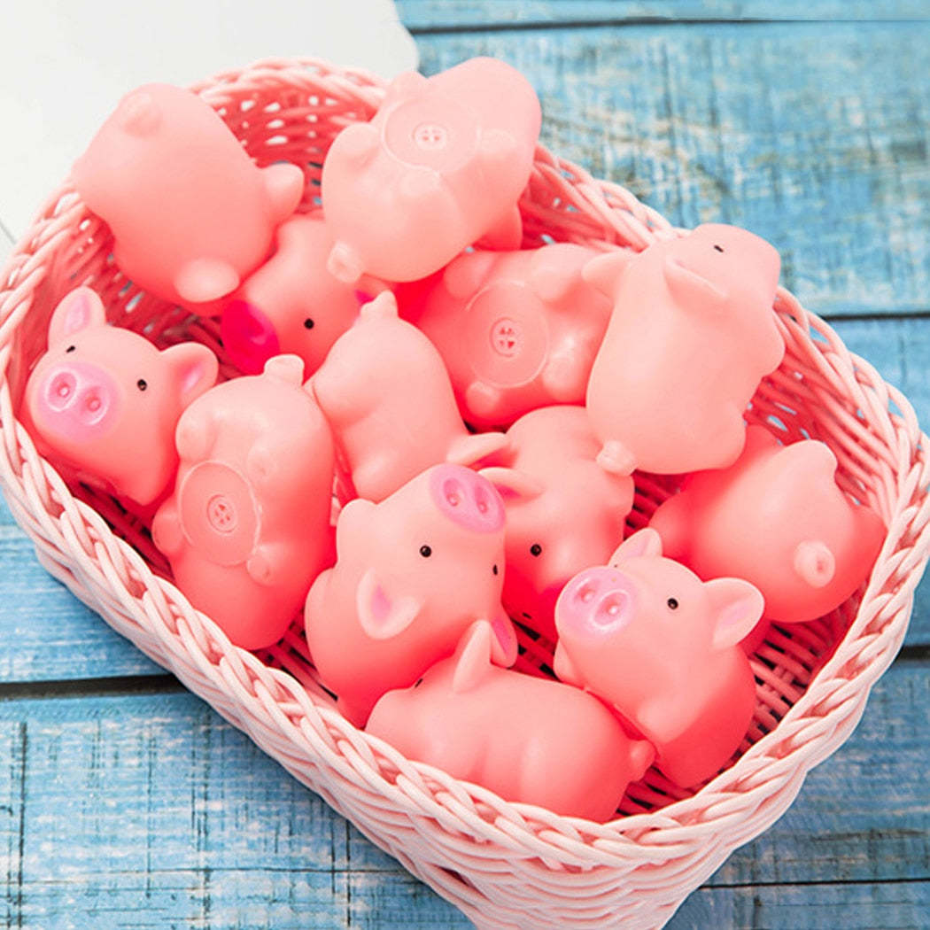20Pcs Squeaking Pig doll Set for Dogs-Paw Print Pad