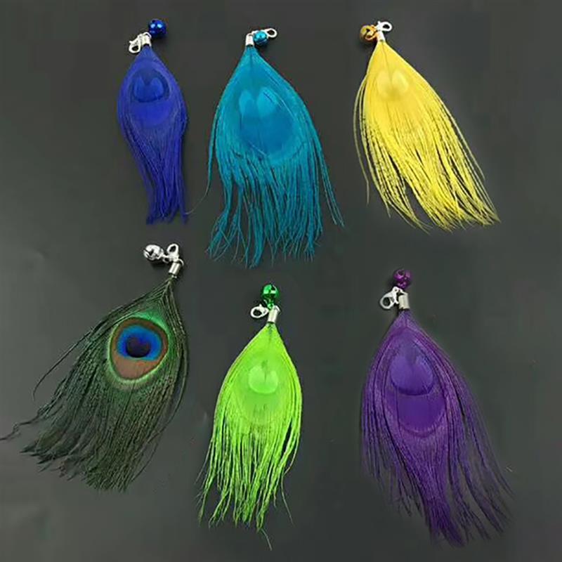 6Pc Refill Wand Feathers for Cat-Paw Print Pad