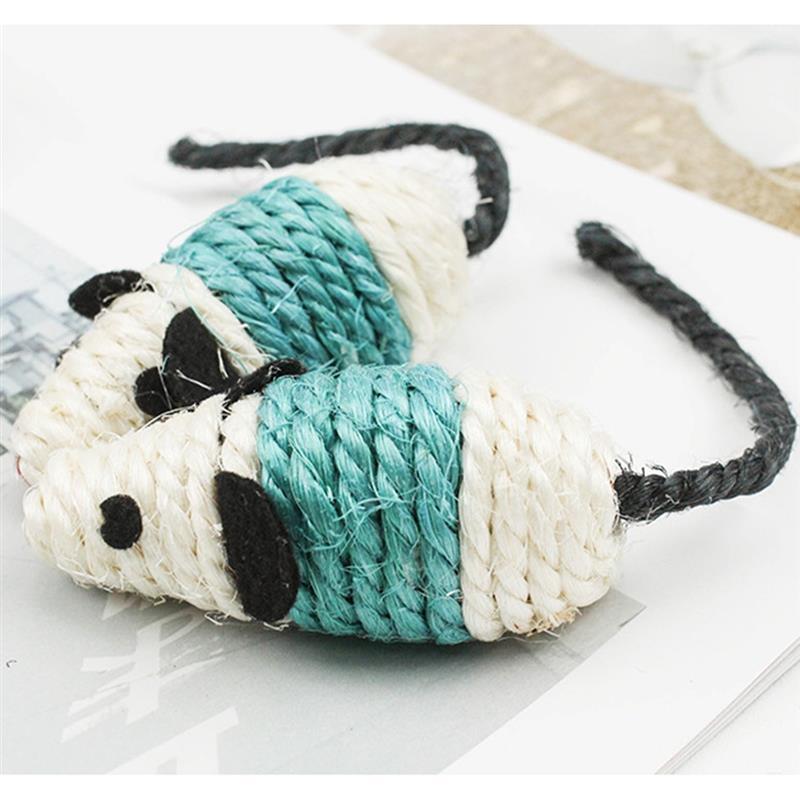 3 Piece Mice Toy Set for Cat-Paw Print Pad