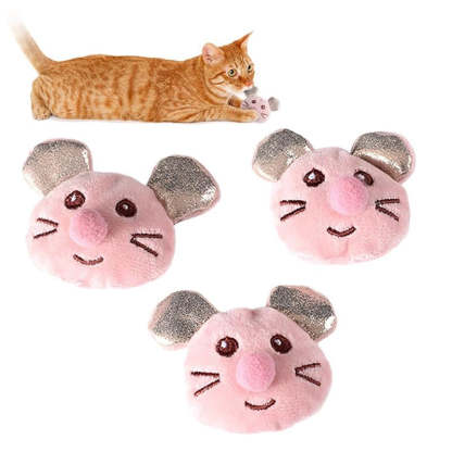 3Pcs Catnip Toy Set-Paw Print Pad