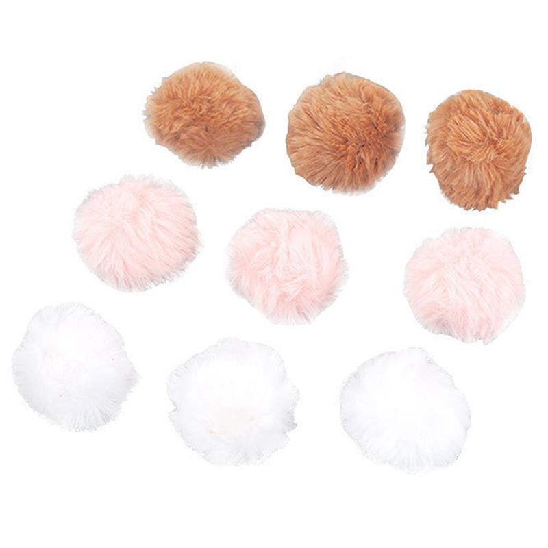 1pc Cat Plush Ball-Paw Print Pad
