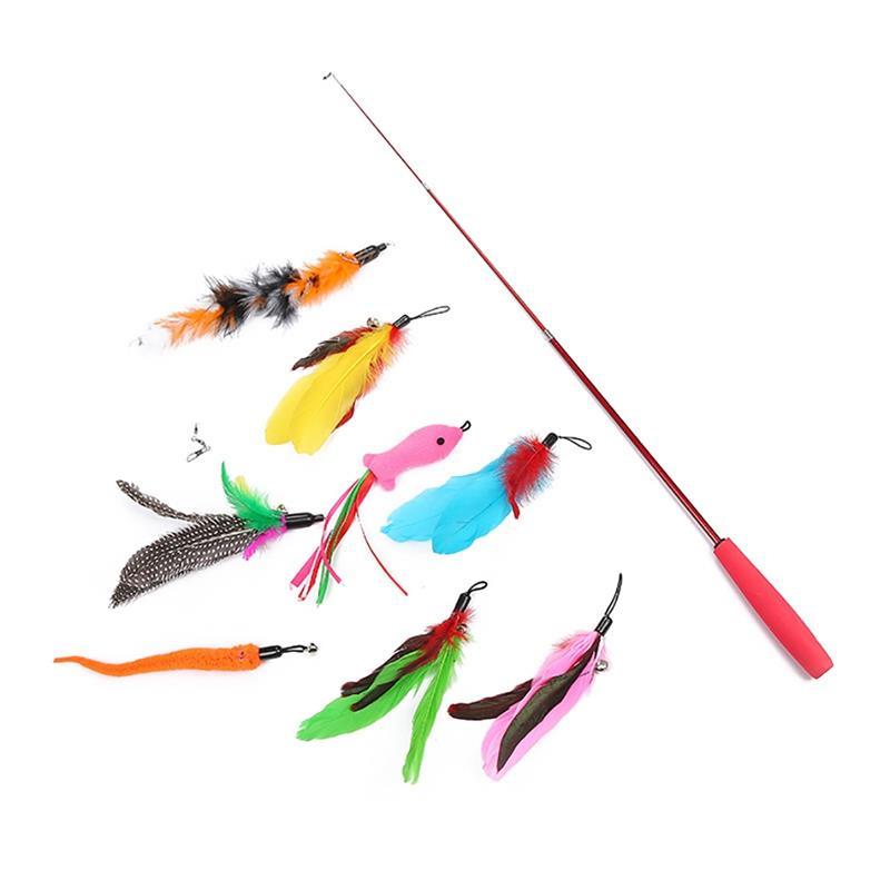 8 Piece Extendable Wand Set for Cat-Paw Print Pad