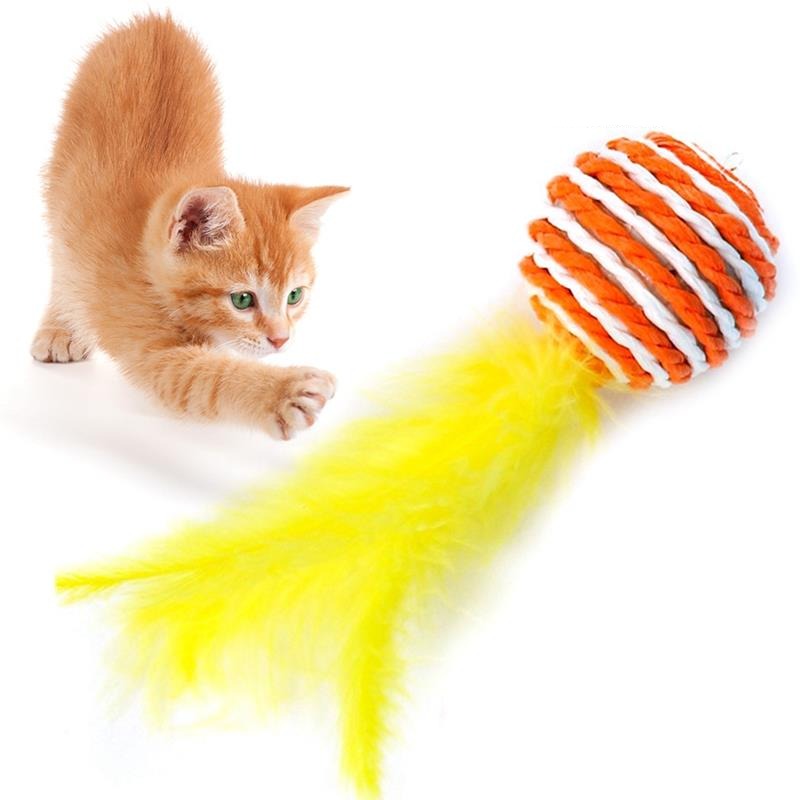 Teaser Refill Toys for Cats-Paw Print Pad