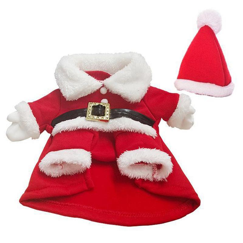 Christmas Santa Costume For Dogs-Paw Print Pad