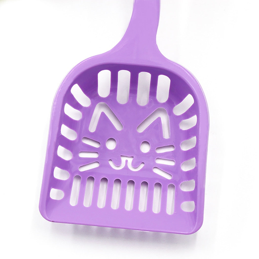4 Piece Waste Scoop Set For Cats-Paw Print Pad