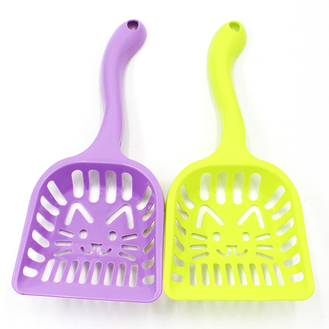 4 Piece Waste Scoop Set For Cats-Paw Print Pad