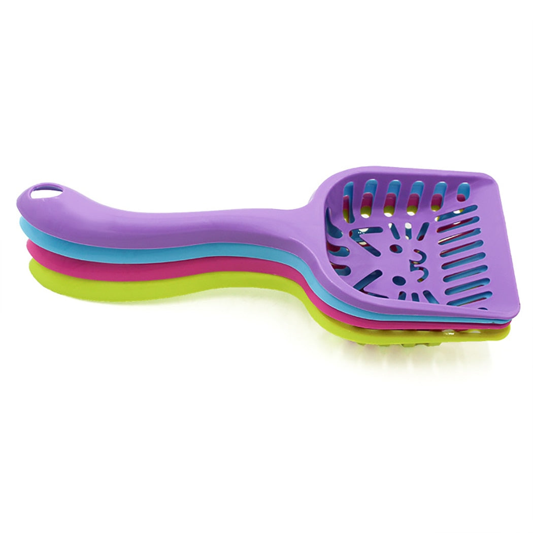 4 Piece Waste Scoop Set For Cats-Paw Print Pad