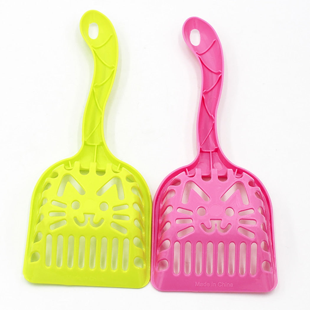 4 Piece Waste Scoop Set For Cats-Paw Print Pad