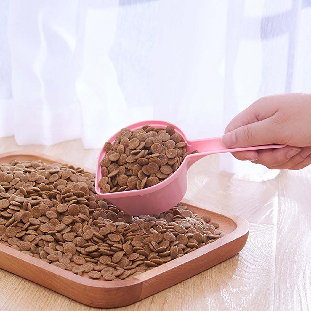 3 Piece Food Scooper Set For Cats-Paw Print Pad