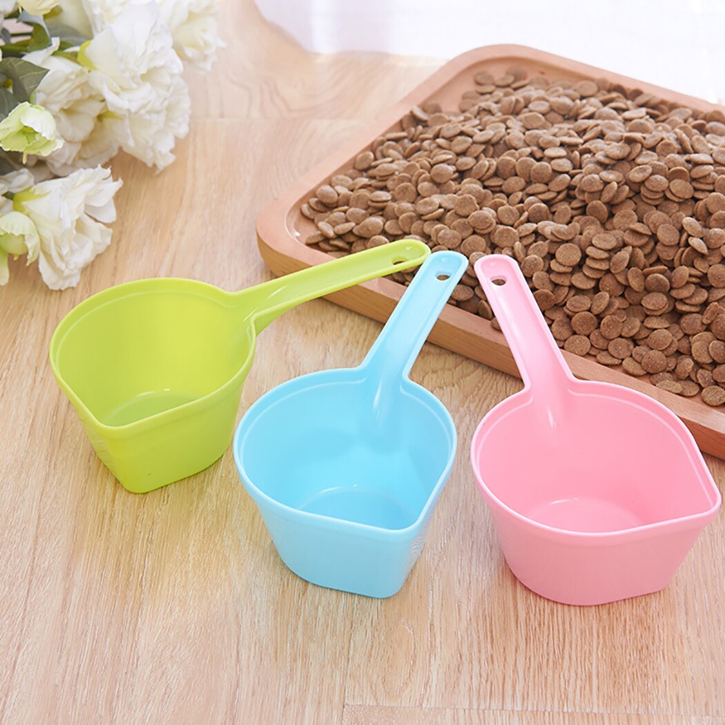 3 Piece Food Scooper Set For Cats-Paw Print Pad