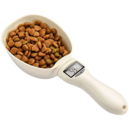 LCD Display Measuring Food Scooper-Paw Print Pad
