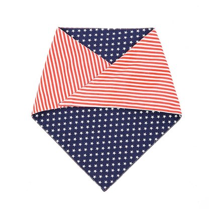 American Flag Bandana For Dogs-Paw Print Pad