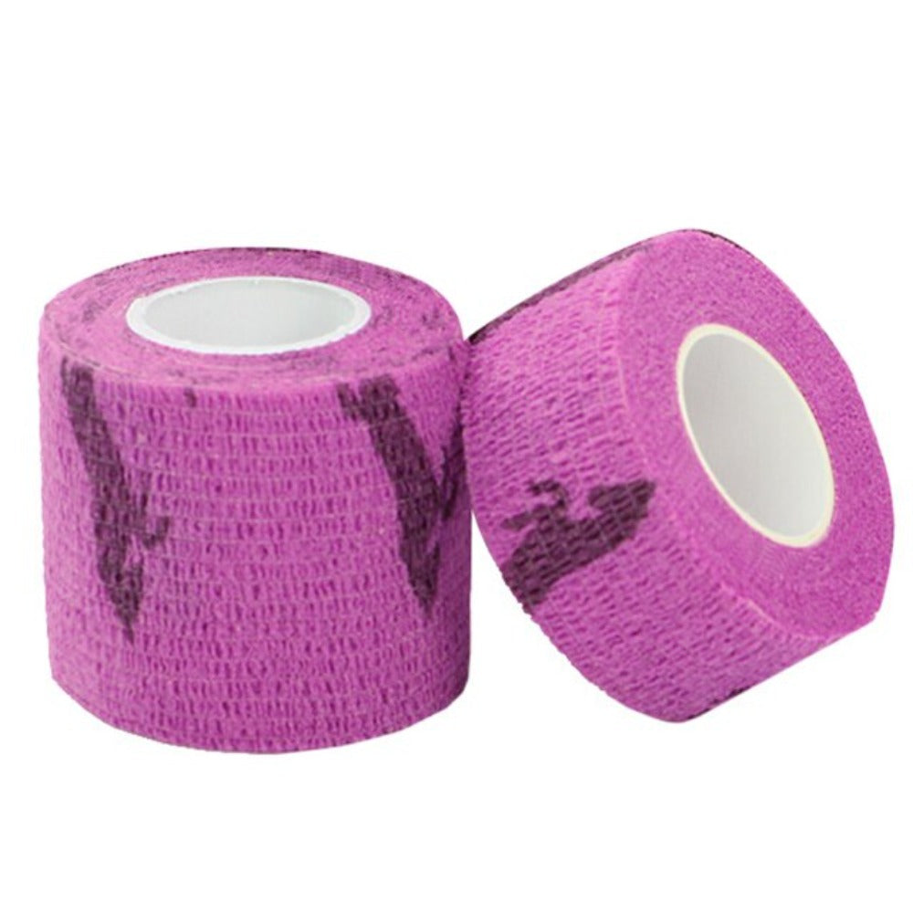 Pack Of 2 Printed Bandage Rolls For Dog-Paw Print Pad