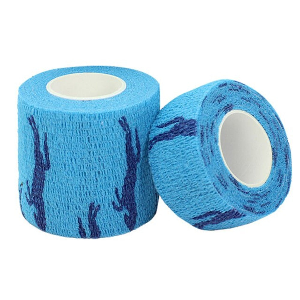 Pack Of 2 Printed Bandage Rolls For Dog-Paw Print Pad