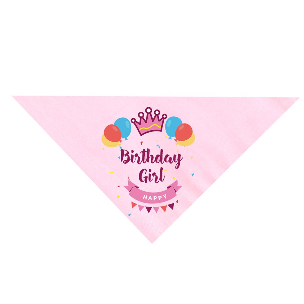 Happy Birthday Bandana For Dogs-Paw Print Pad