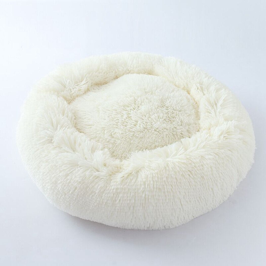 Plush Beds For Cats-Paw Print Pad