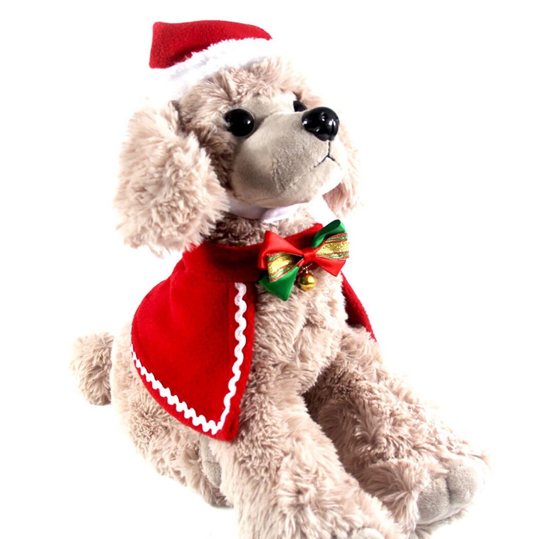 Christmas Cape For Dogs-Paw Print Pad